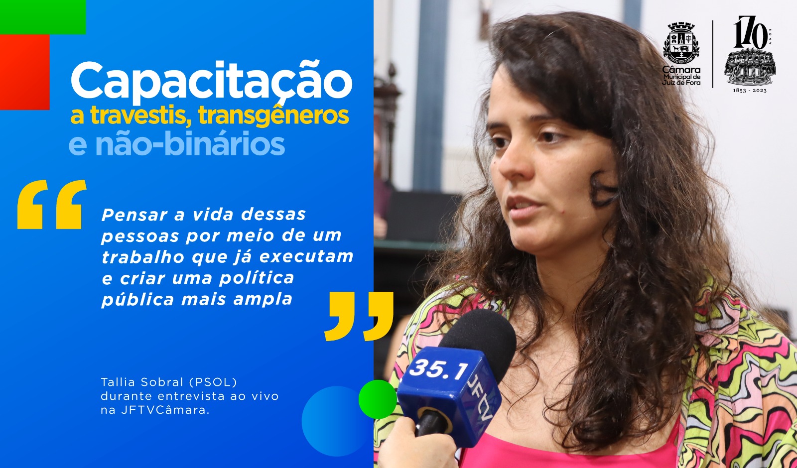 Ao Vivo - Tallia Sobral chama para o último dia das inscrições do curso profissional para pessoas trans, travestis e não-binárias (01/11/2023 00:00:00)