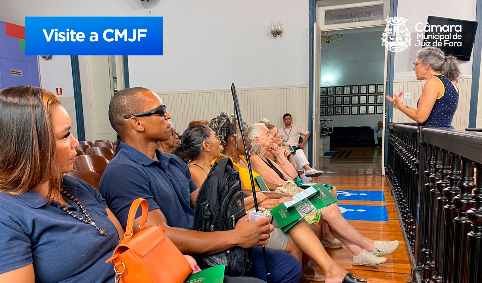 Conheça a Câmara recebe grupo de idosos do Instituto Plurivida em visita guiada (04/12/2023 00:00:00)