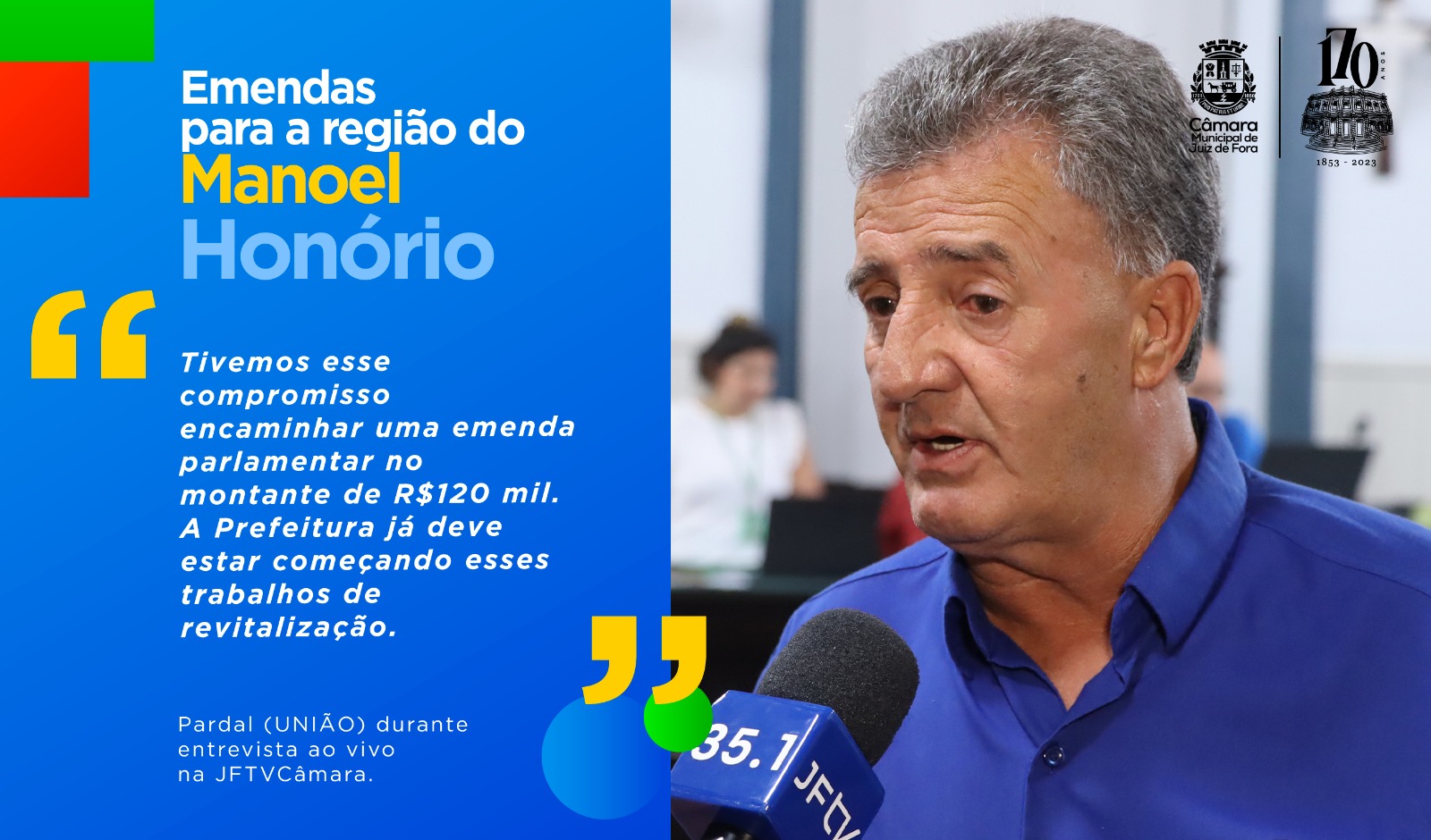 Ao Vivo - Pardal analisa a destinação de emendas para o Manoel Honório (06/12/2023 00:00:00)