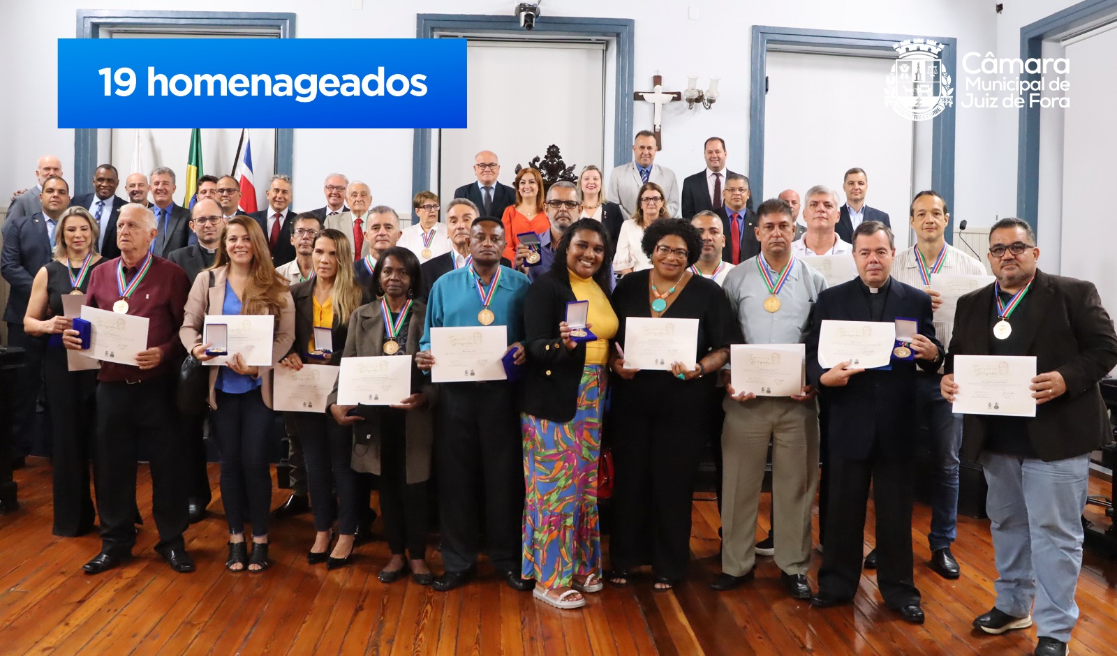 Câmara entrega Medalha Prefeito Tarcísio Delgado 2023 (11/12/2023 00:00:00)