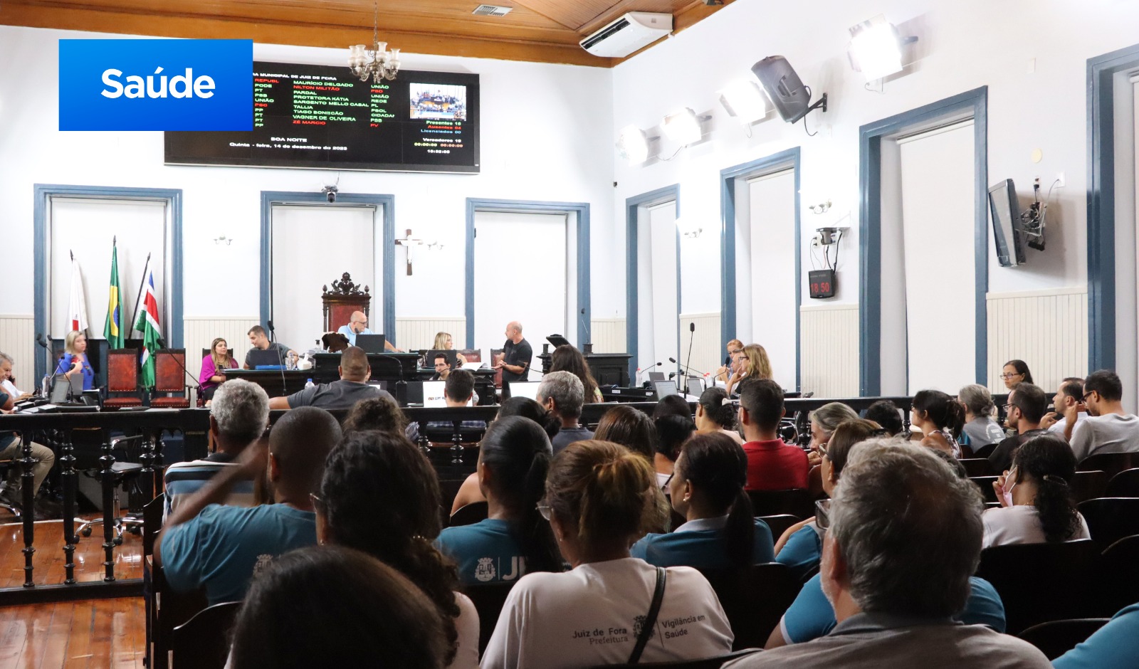 Câmara aprova gratificação de agentes de saúde e de combate a endemias (15/12/2023 00:00:00)