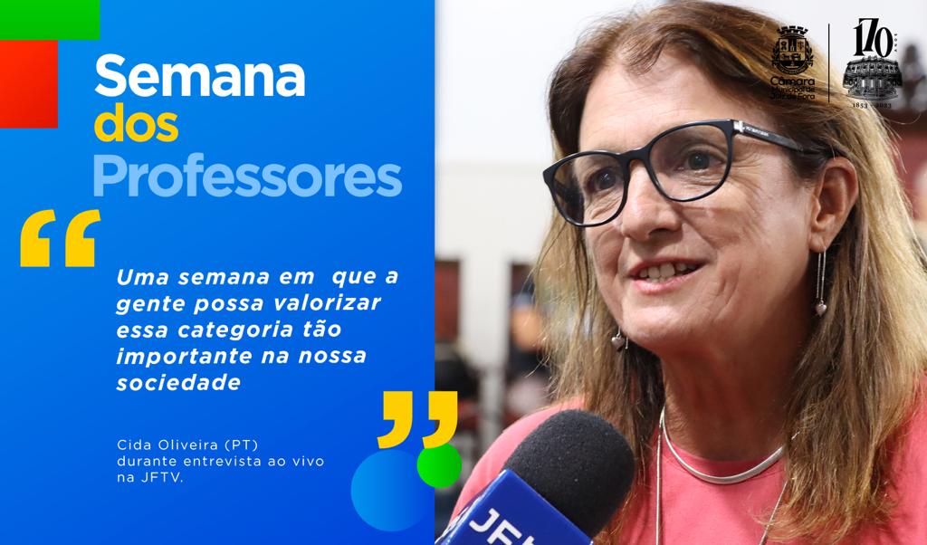 Ao Vivo - Cida aborda a inclusão da Semana dos Professores no Calendário Oficial (05/01/2024 00:00:00)