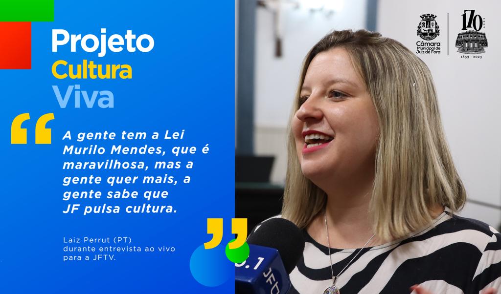 Ao Vivo - Laiz Perrut fala sobre fomento à cultura popular em JF (12/01/2024 00:00:00)