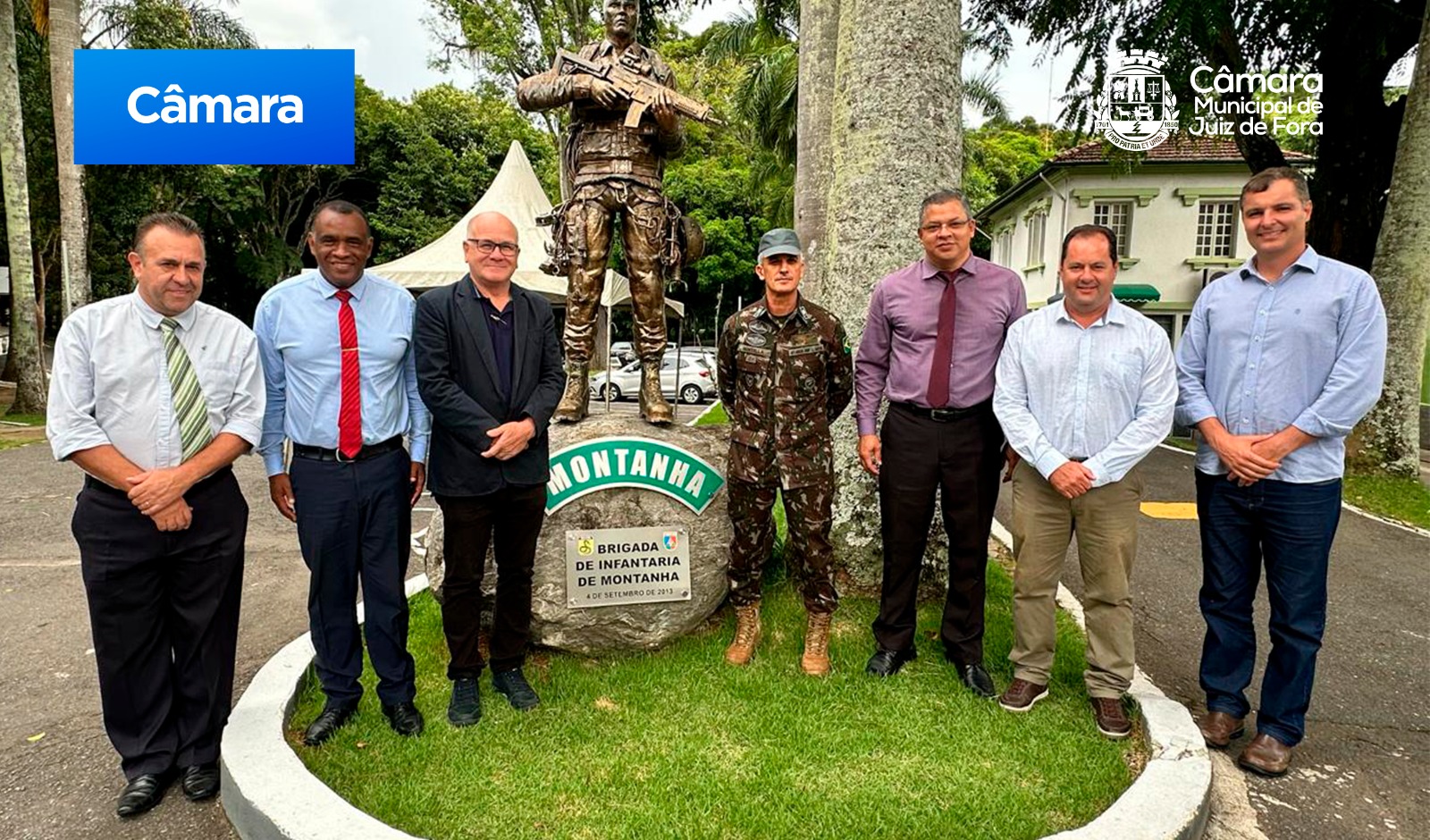 Vereadores participam de encontro na 4ª Brigada de Infantaria Leve de Montanha (01/02/2024 00:00:00)