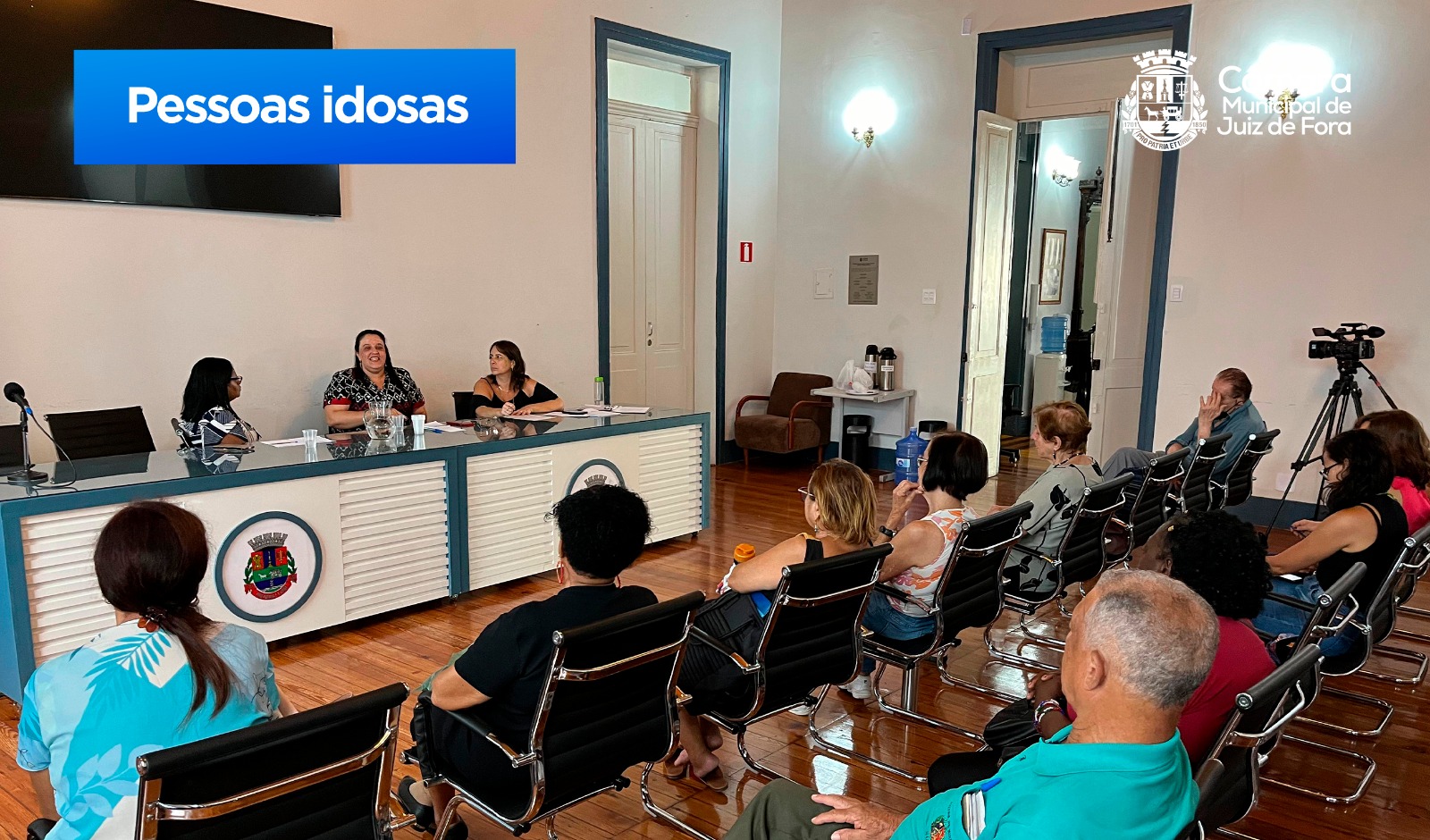 Câmara Sênior recebe ouvidora e tira dúvidas de pessoas idosas sobre a saúde em JF (11/03/2024 00:00:00)