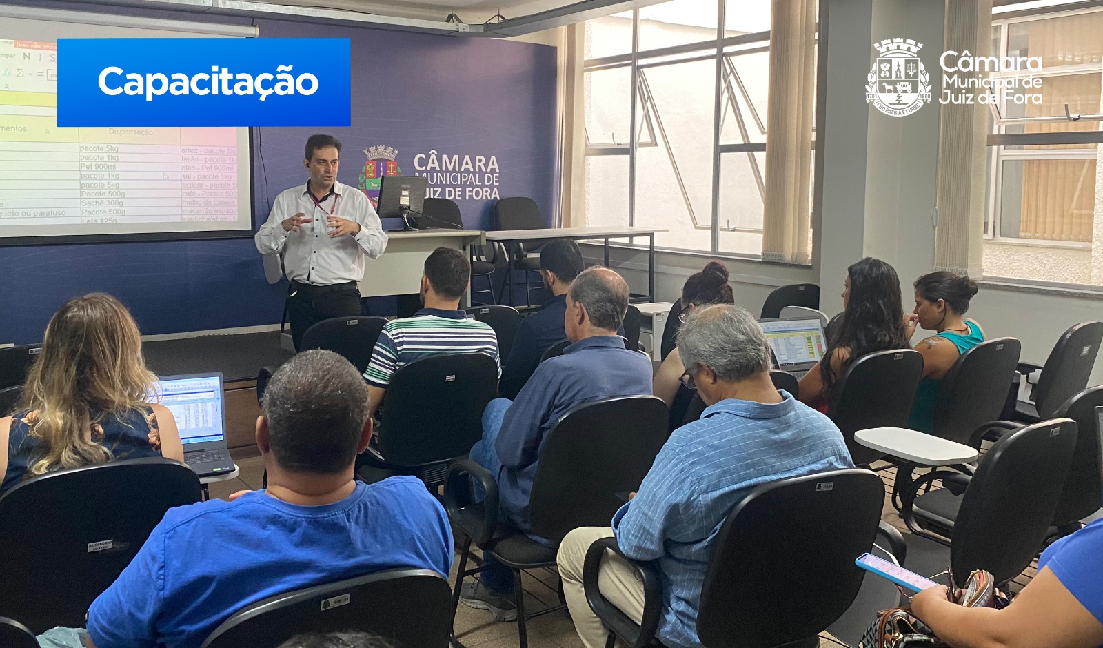 Elejuf oferece curso de LibreOffice Calc a servidores da Câmara (19/03/2024 00:00:00)