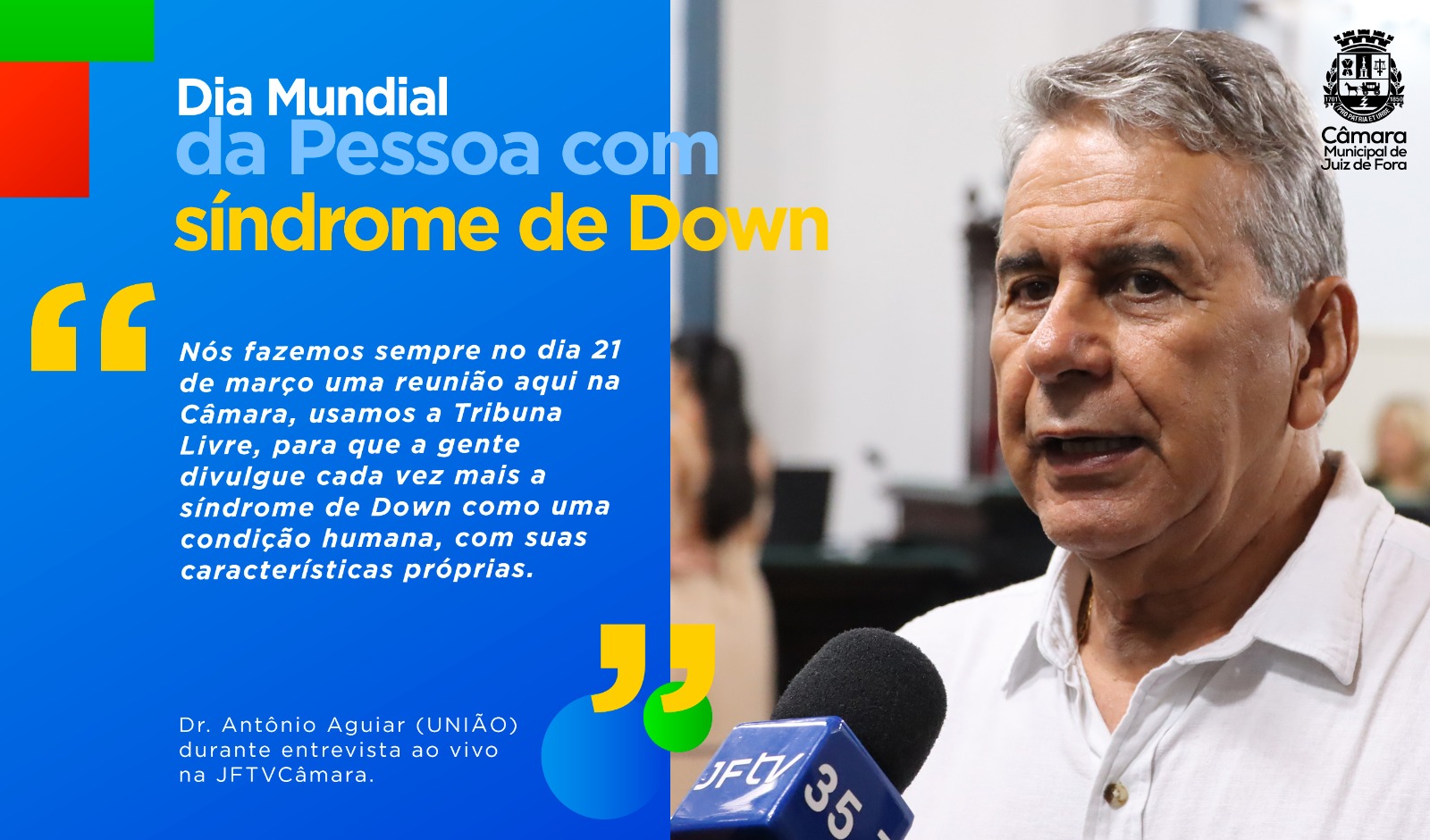 Ao Vivo - Dr. Antônio Aguiar aborda o Dia Mundial da Pessoa com Síndrome de Down (21/03/2024 00:00:00)