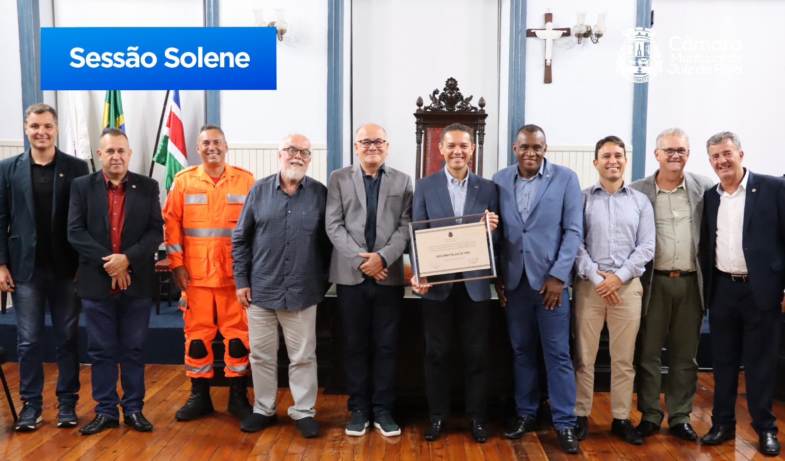 Câmara celebra os 40 anos da ArcelorMittal em Sessão Solene (26/03/2024 00:00:00)