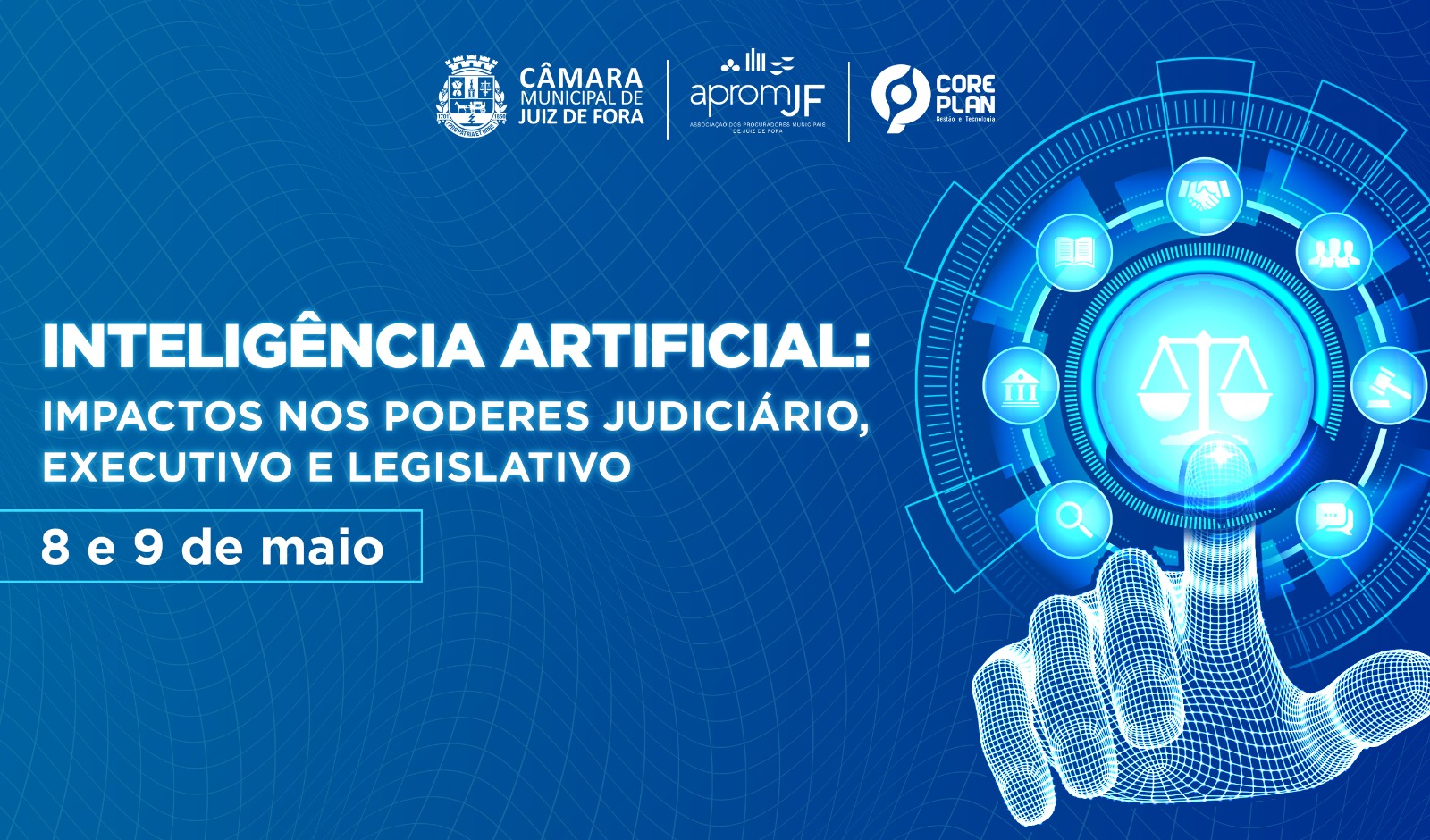 Câmara promove seminário sobre Inteligência Artificial, futuro do Judiciário e fake news (18/04/2024 00:00:00)