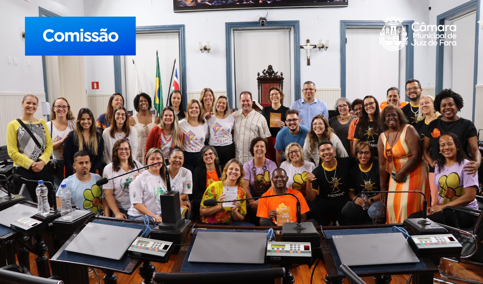 Câmara promove ato e roda de conversa contra o abuso sexual de crianças e adolescentes (16/05/2024 00:00:00)