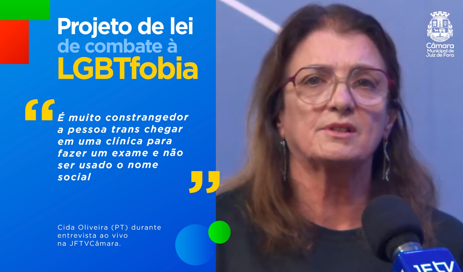 Ao Vivo - Cida destaca projeto de lei contra LGBTfobia (21/05/2024 00:00:00)