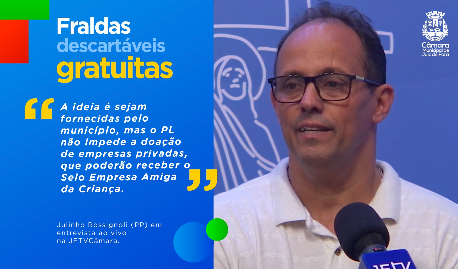 Ao vivo - Julinho defende fraldas descartáveis gratuitas a crianças em situação de vulnerabilidade (27/05/2024 00:00:00)