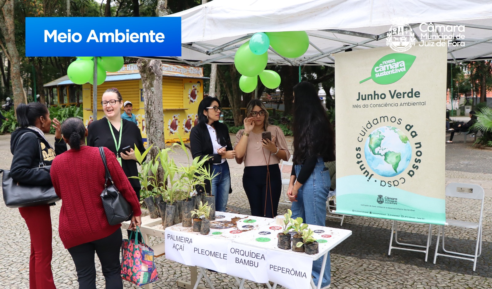 Nossa Câmara Sustentável - Câmara distribui mudas no Dia Mundial do Meio Ambiente (05/06/2024 00:00:00)