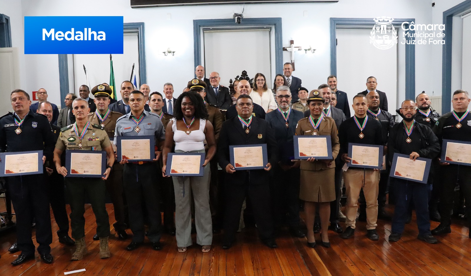 Câmara outorga Medalha Alferes Tiradentes 2024 (24/06/2024 00:00:00)