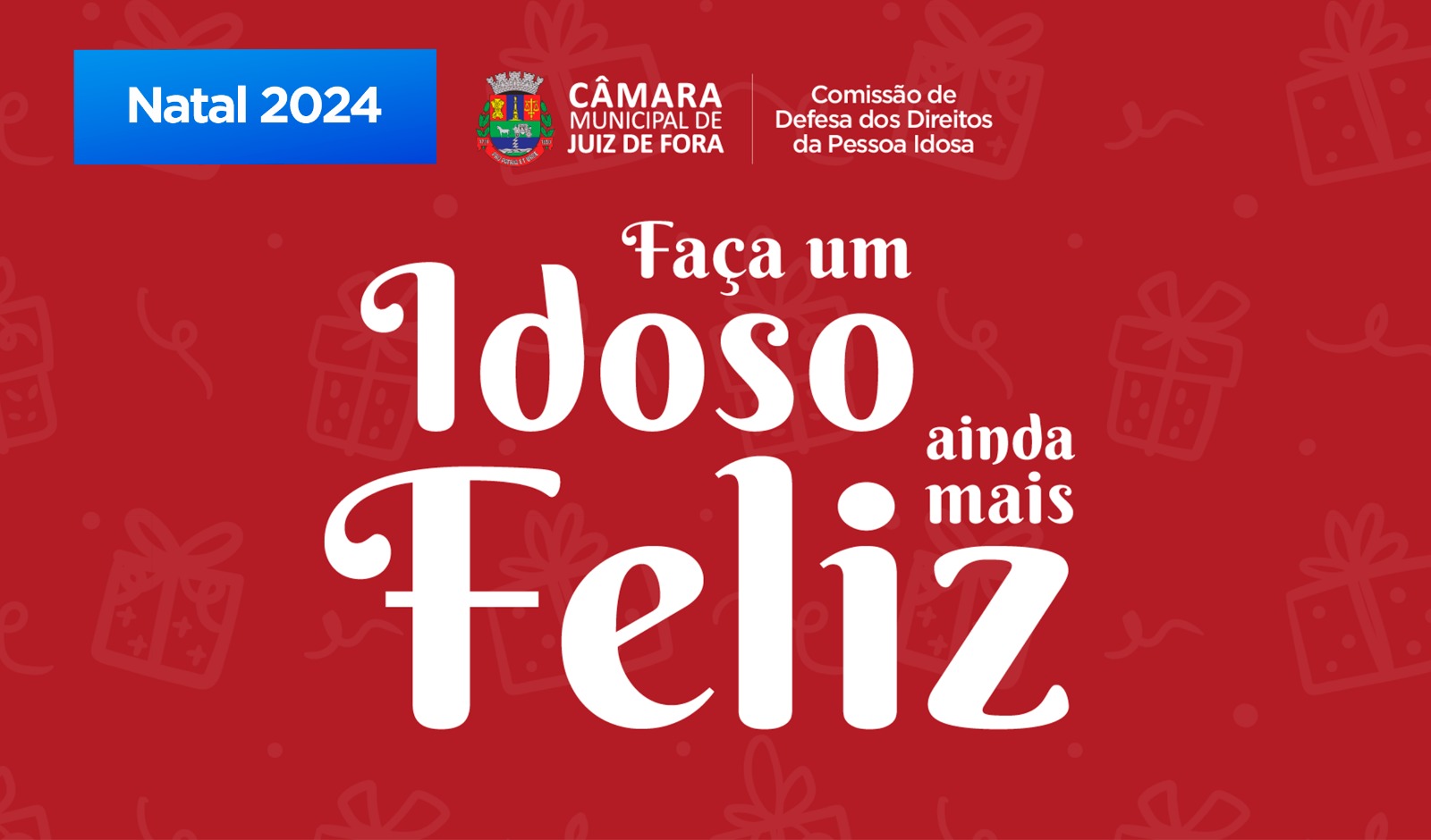 Faça um idoso ainda mais feliz - Campanha beneficiará 190 pessoas idosas (04/11/2024 00:00:00)