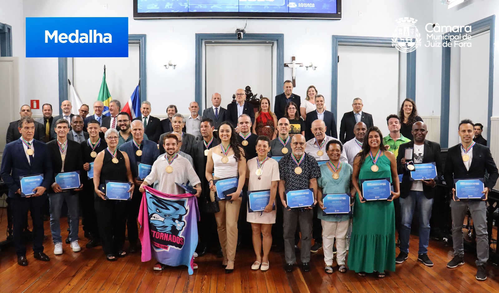 Vereadores entregam homenagens do Mérito Esportivo 2024 (21/11/2024 00:00:00)