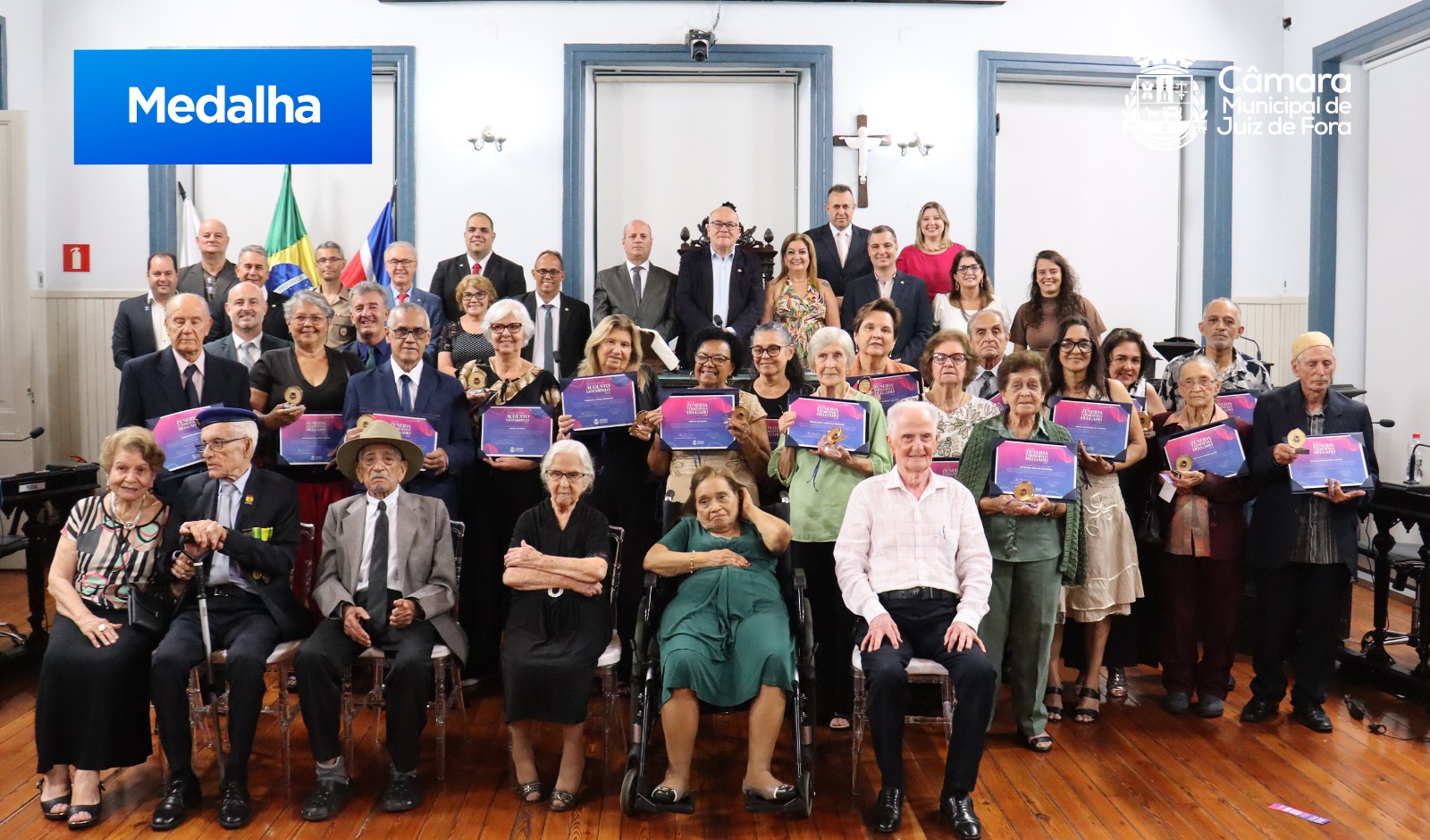 Câmara homenageia 24 pessoas com os troféus Zeneida Theresinha Delgado e Professor Augusto Gotardelo 2024 (22/11/2024 00:00:00)