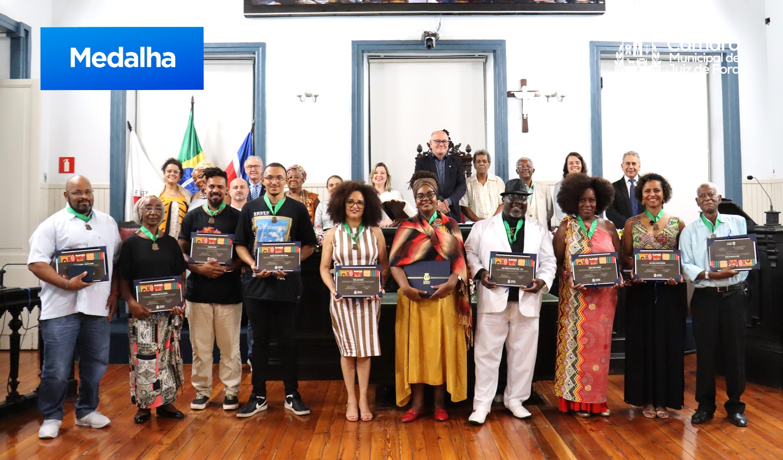 Câmara outorga a 10 pessoas a Medalha Nelson Silva 2024 (26/11/2024 00:00:00)