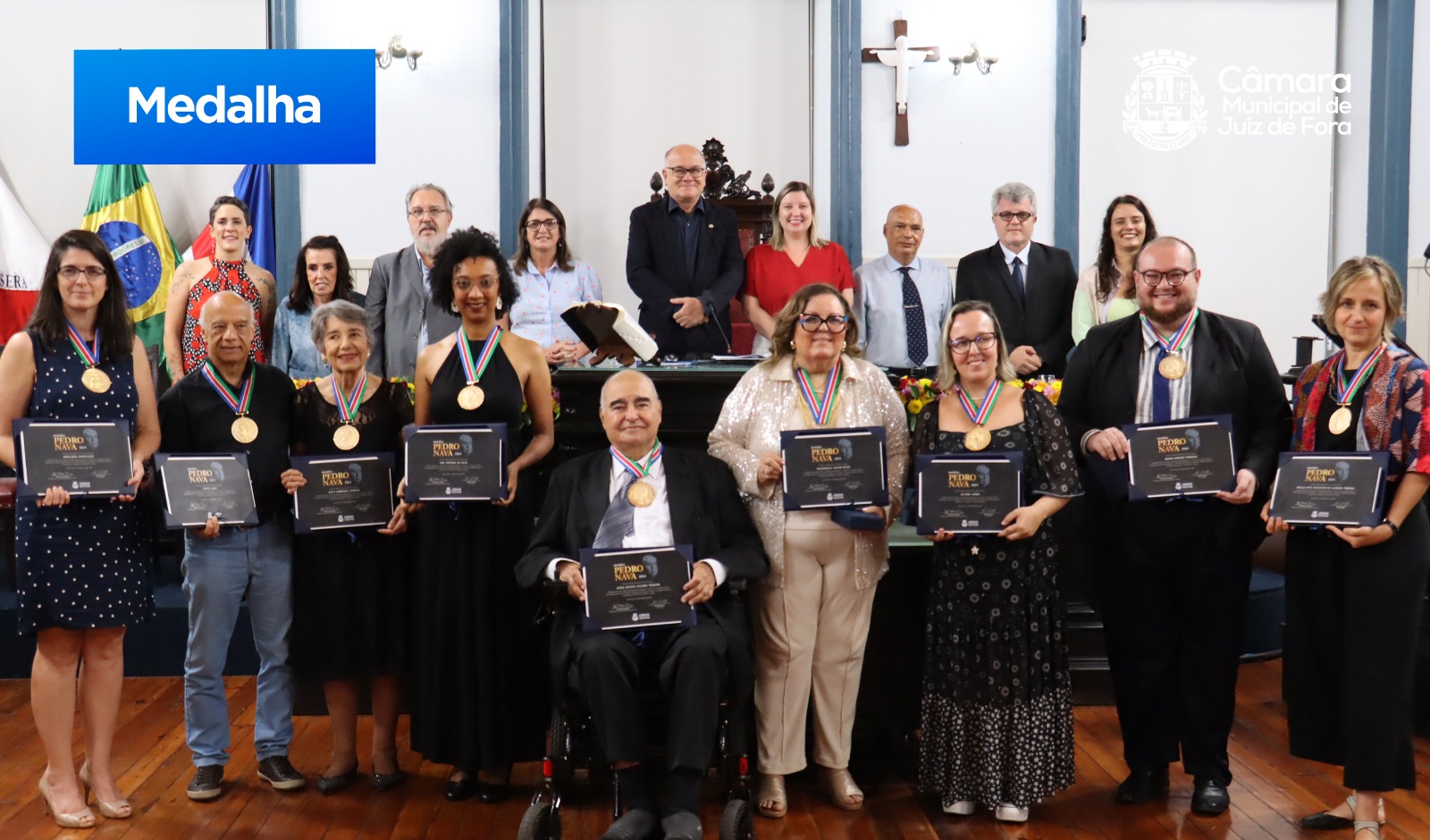 Legislativo condecora nove personalidades com a Medalha Pedro Nava 2024 (05/12/2024 00:00:00)