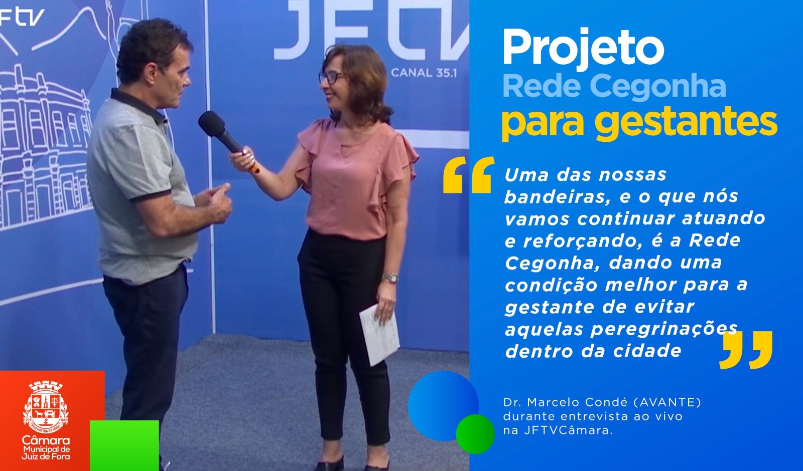 Dr. Marcelo Condé destaca projeto da Rede Cegonha em entrevista na JFTV (09/01/2025 00:00:00)