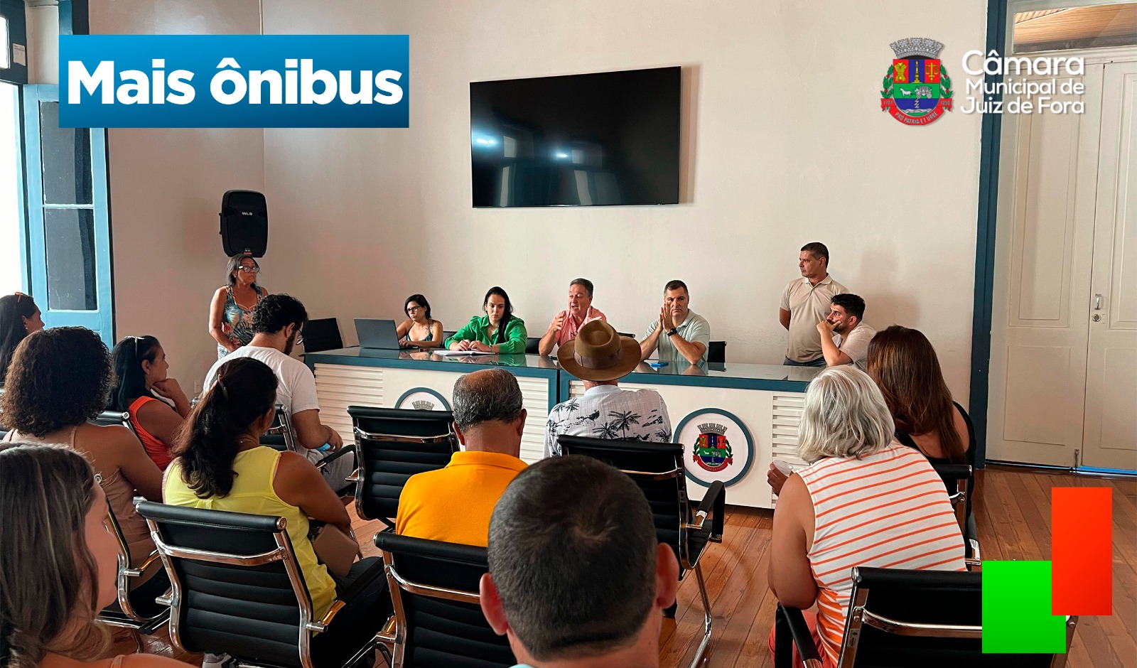Vereadores receberam moradores de Monte Verde que reclamam das alterações nos horários dos ônibus na região (21/02/2025 00:00:00)