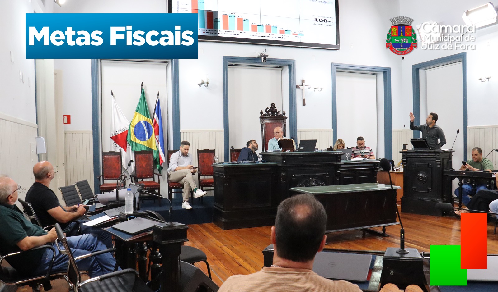 Transparência - Câmara recebe Controlador da PJF para prestação de contas das  Metas Fiscais de 2024 (27/02/2025 00:00:00)