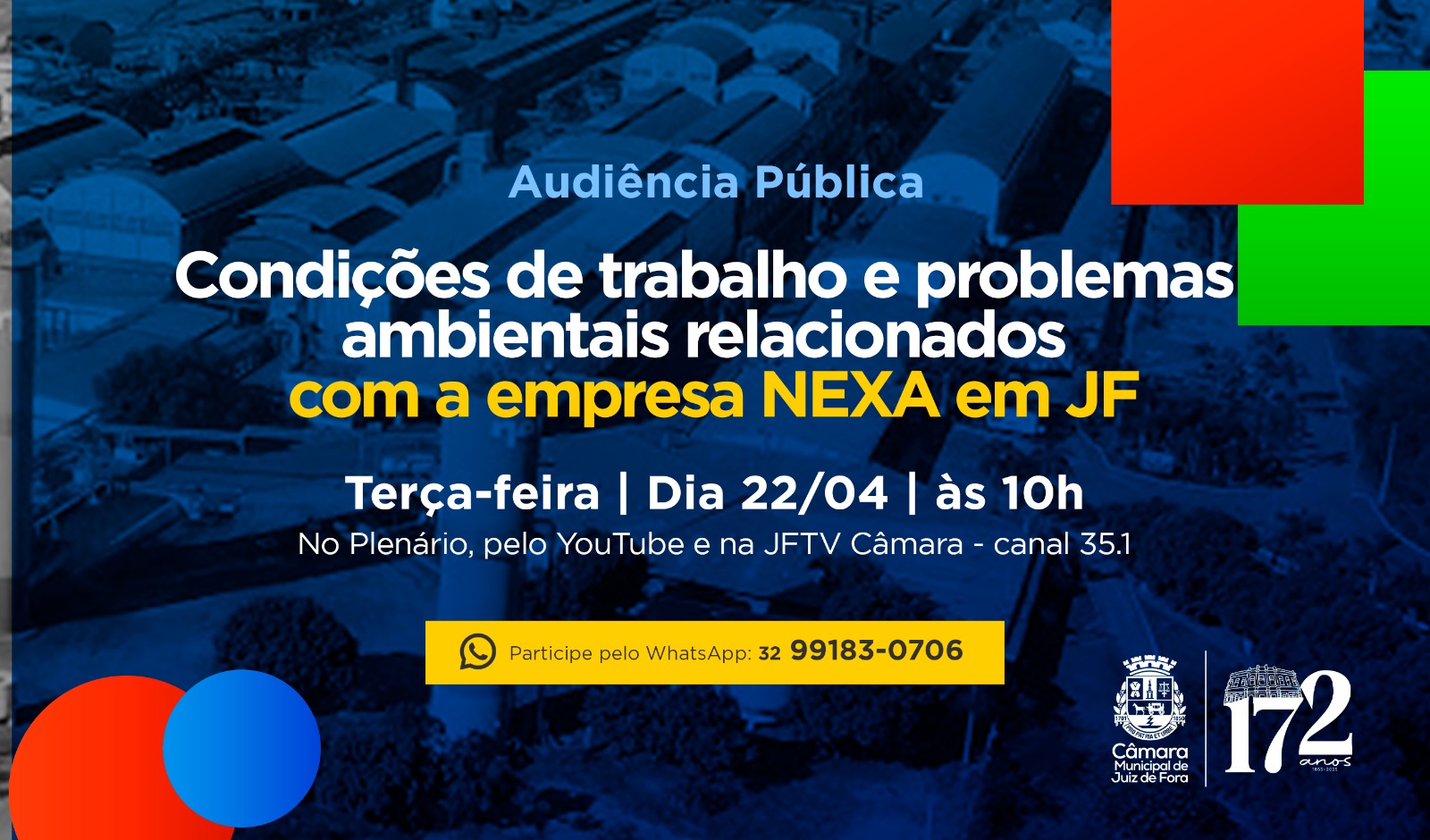 Câmara Municipal realiza duas Audiências Públicas nesta terça-feira, 22 de abril (22/04/2025 00:00:00)