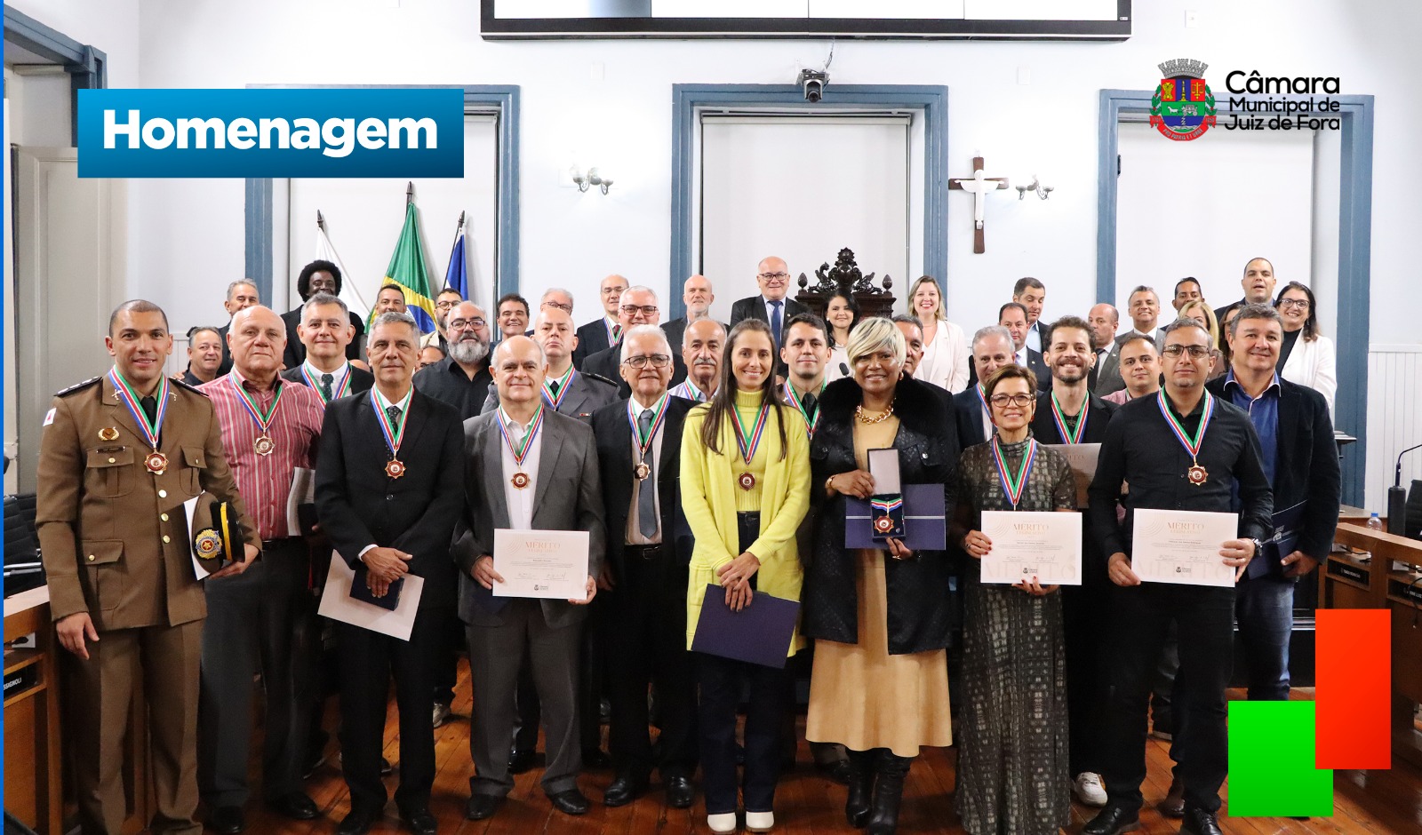 Câmara outorga Medalha do Mérito Legislativo 2025 (30/04/2025 00:00:00)