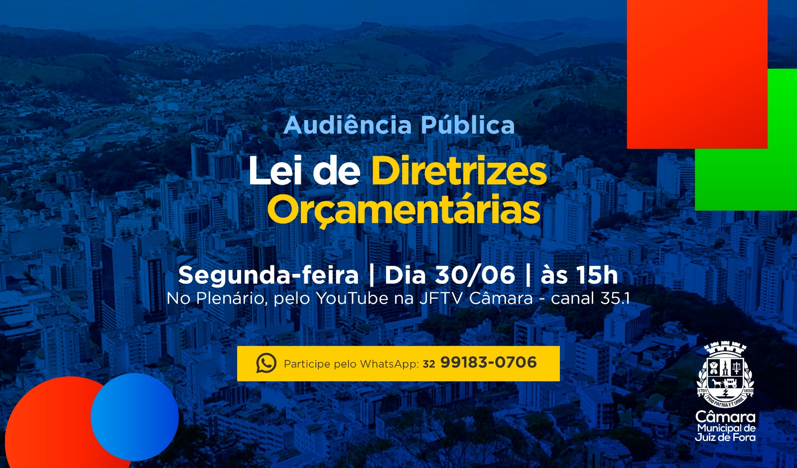 Câmara promove audiência para debater Lei de Diretrizes Orçamentárias de 2026 (24/06/2025 00:00:00)