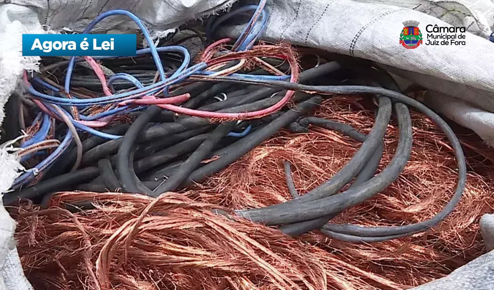 Agora é Lei - Política Municipal de Prevenção e Combate aos Crimes de Receptação de Cabos e Fios Metálicos é sancionada (02/07/2025 00:00:00)
