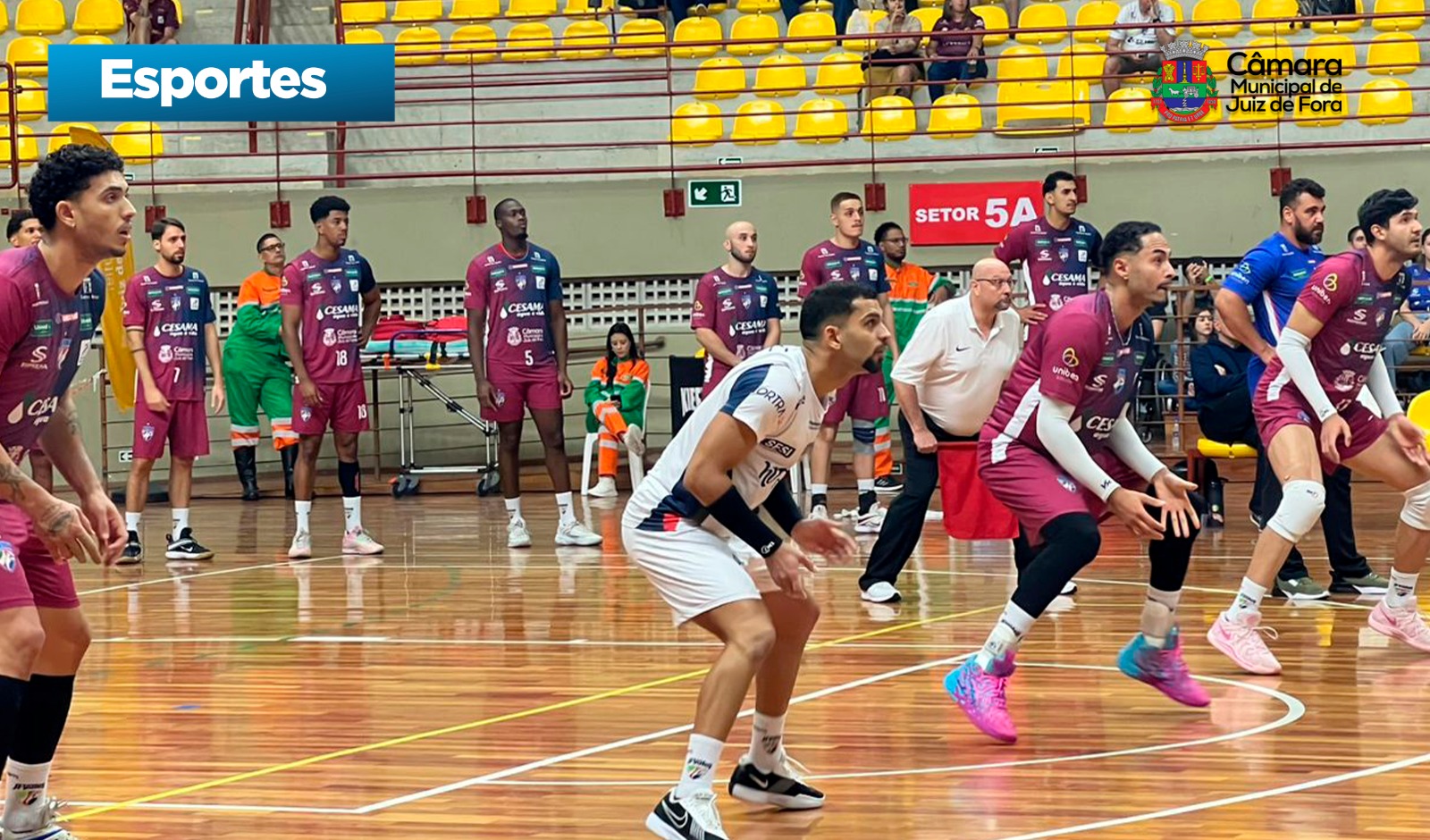 JF Vôlei - Vitória emocionante e ato de injúria racial no ginásio (06/10/2025 00:00:00)