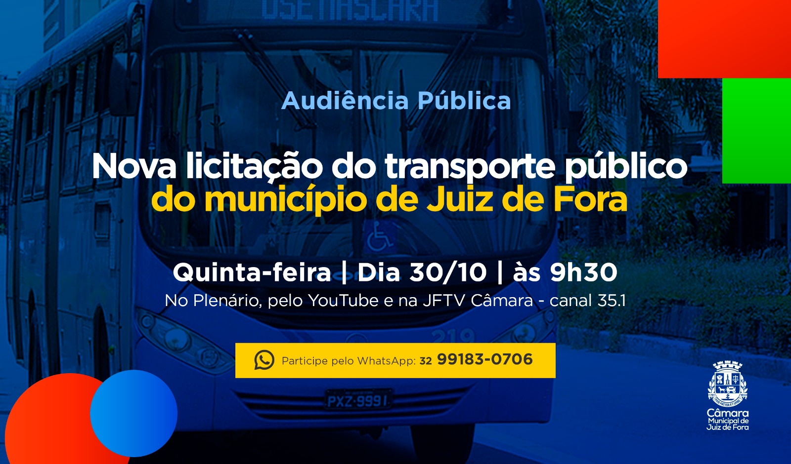 Câmara Municipal realiza Audiência Pública sobre nova licitação do transporte coletivo (29/10/2025 00:00:00)