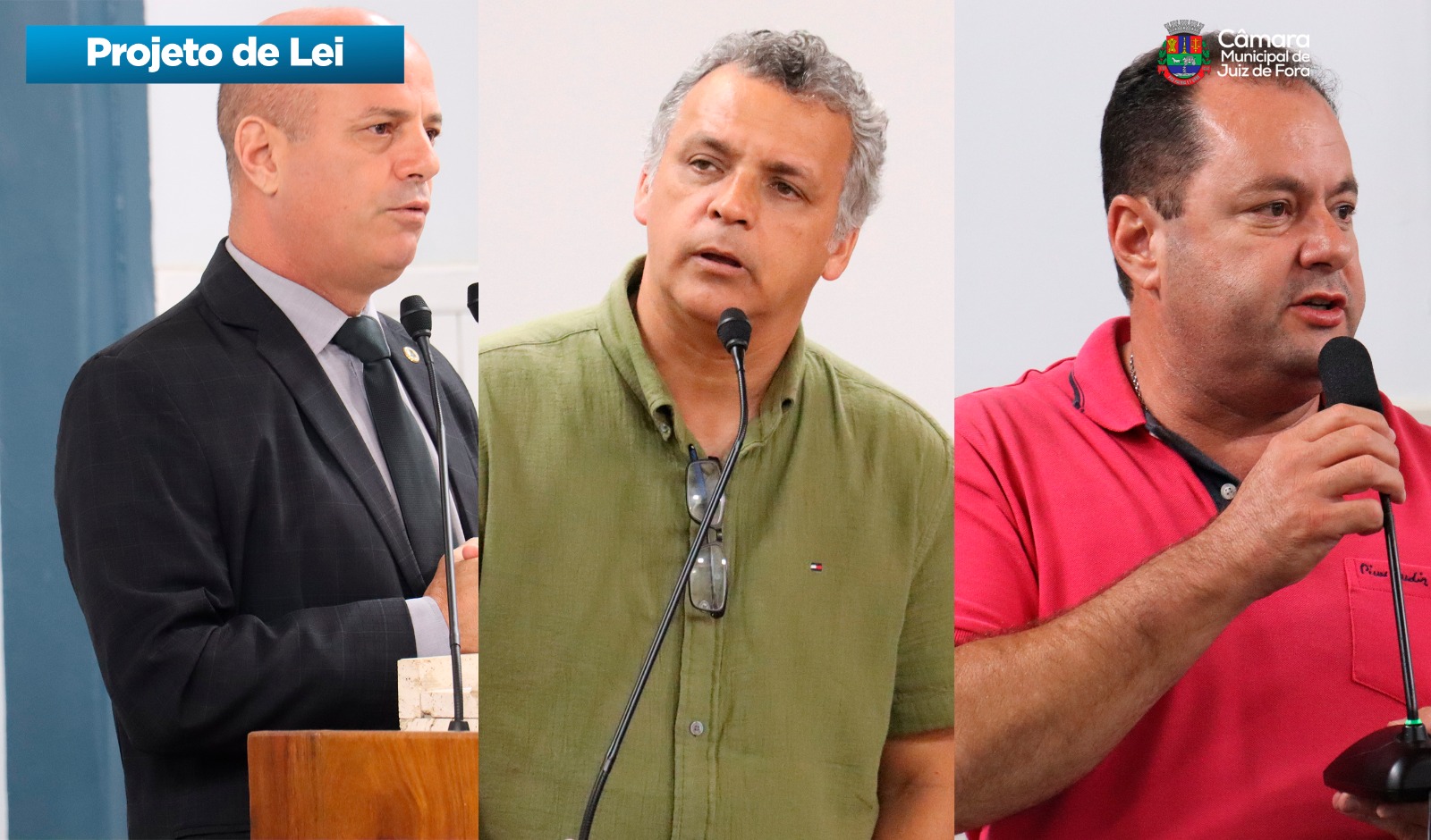 André Mariano, João Wagner Antoniol e Sargento Mello Casal - Trabalhadores da Amac em estatutários (09/01/2026 00:00:00)