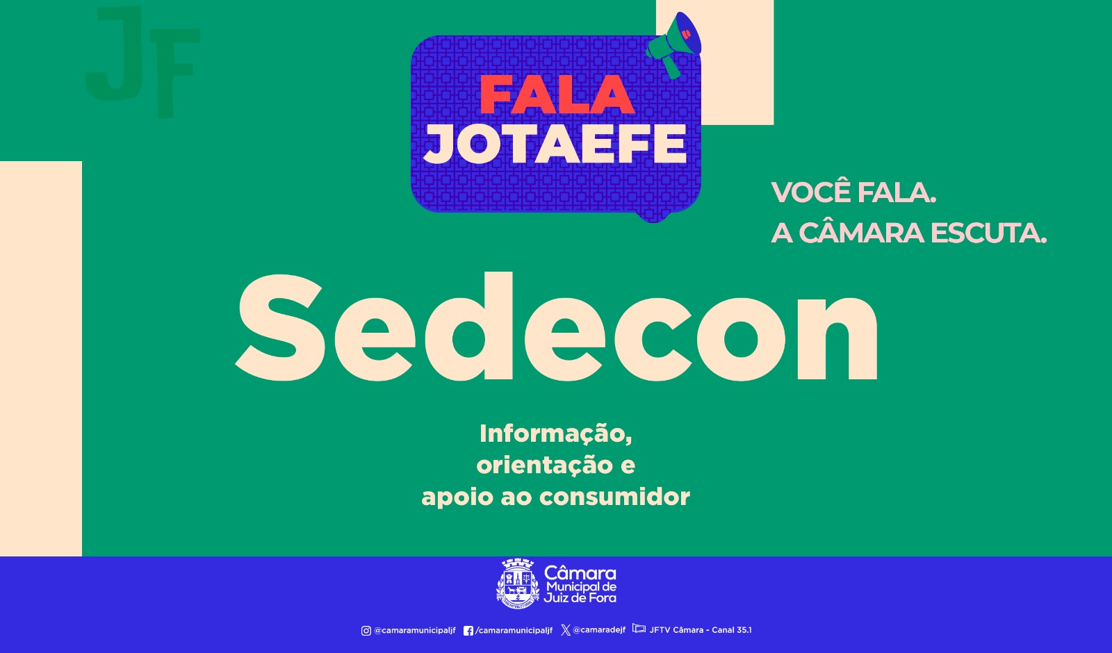 Fala Jotaefe - Sedecon prestará orientações aos consumidores (27/01/2026 00:00:00)