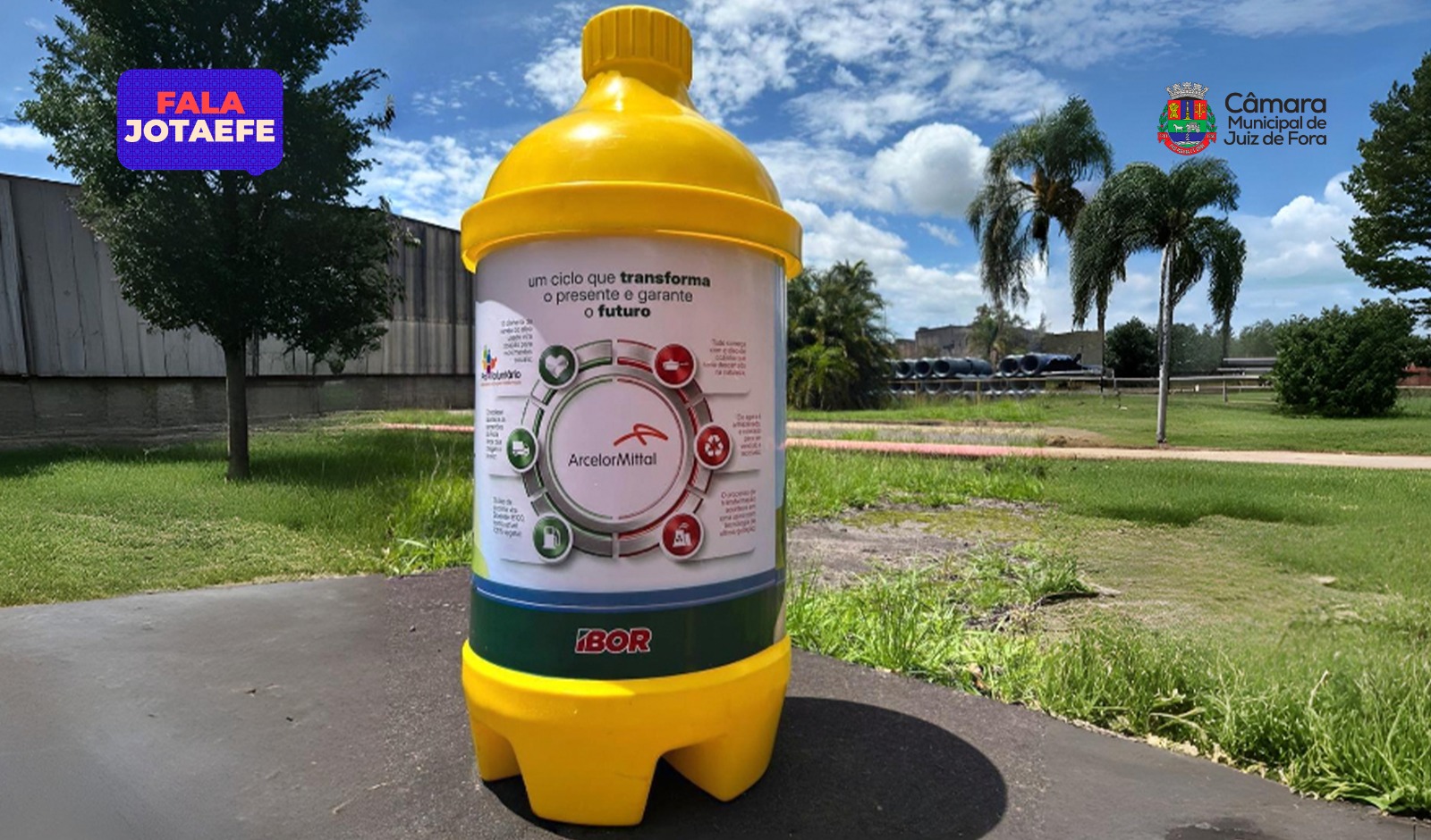 Fala JOTAEFE - Troca de óleo de cozinha por detergente é parte do serviço de educação ambiental na Praça Ceu (29/01/2026 00:00:00)