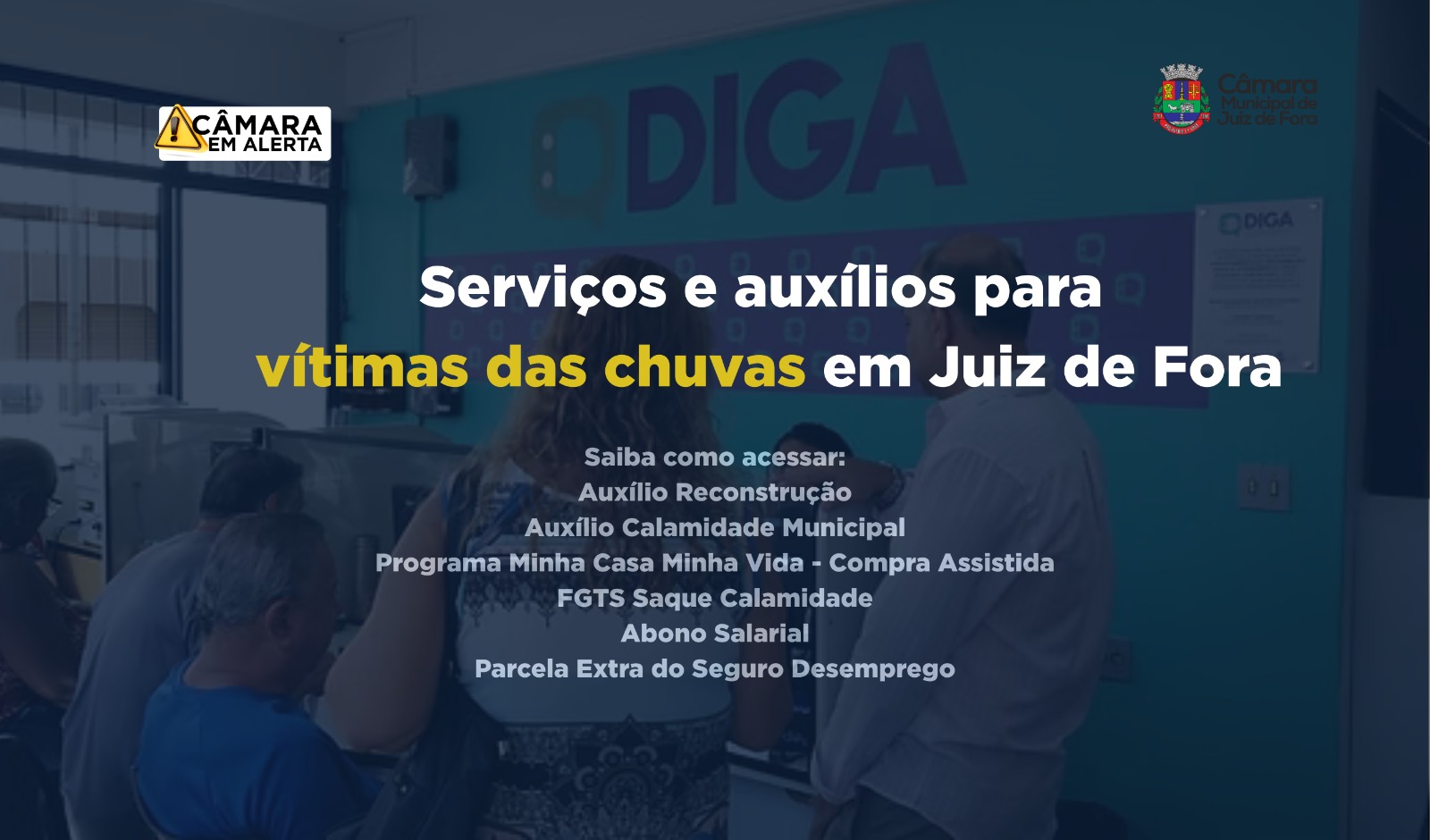 Serviços e auxílios para vítimas das chuvas em Juiz de Fora: saiba como acessar (18/03/2026 00:00:00)