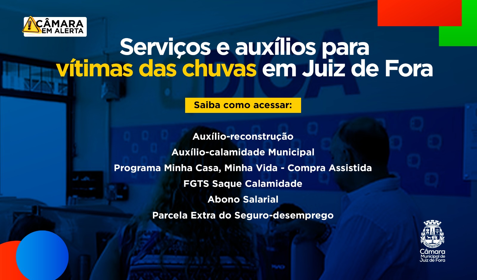 Serviços e auxílios para vítimas das chuvas em Juiz de Fora: saiba como acessar (18/03/2026 00:00:00)