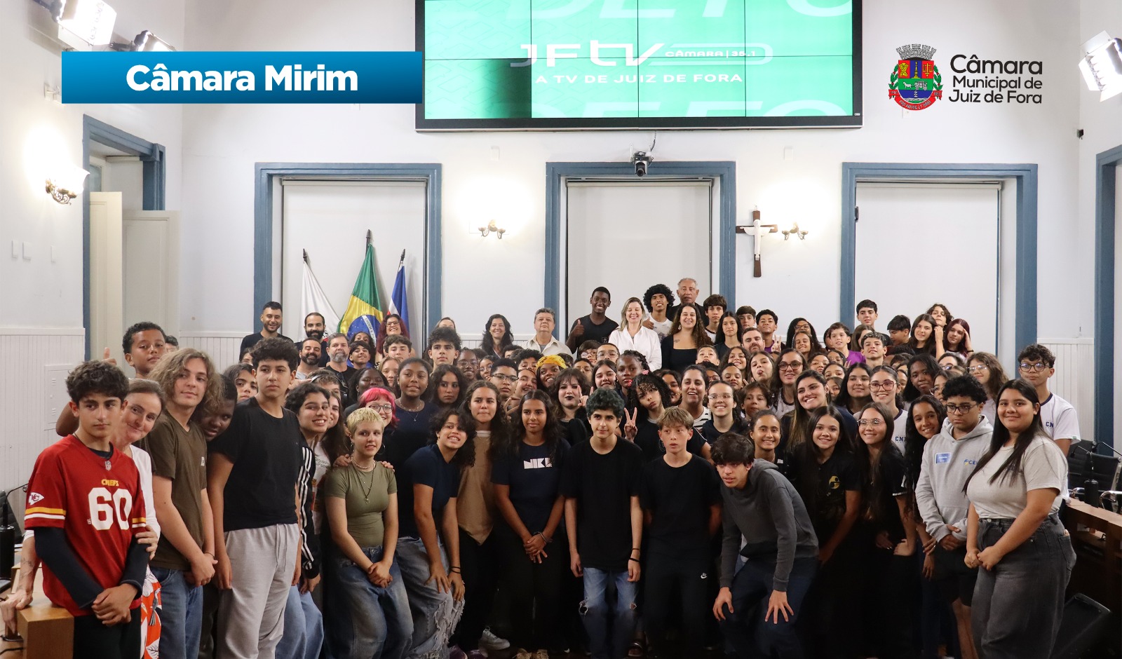 Câmara Mirim - 120 estudantes participam de cerimônia de instalação (22/04/2026 00:00:00)