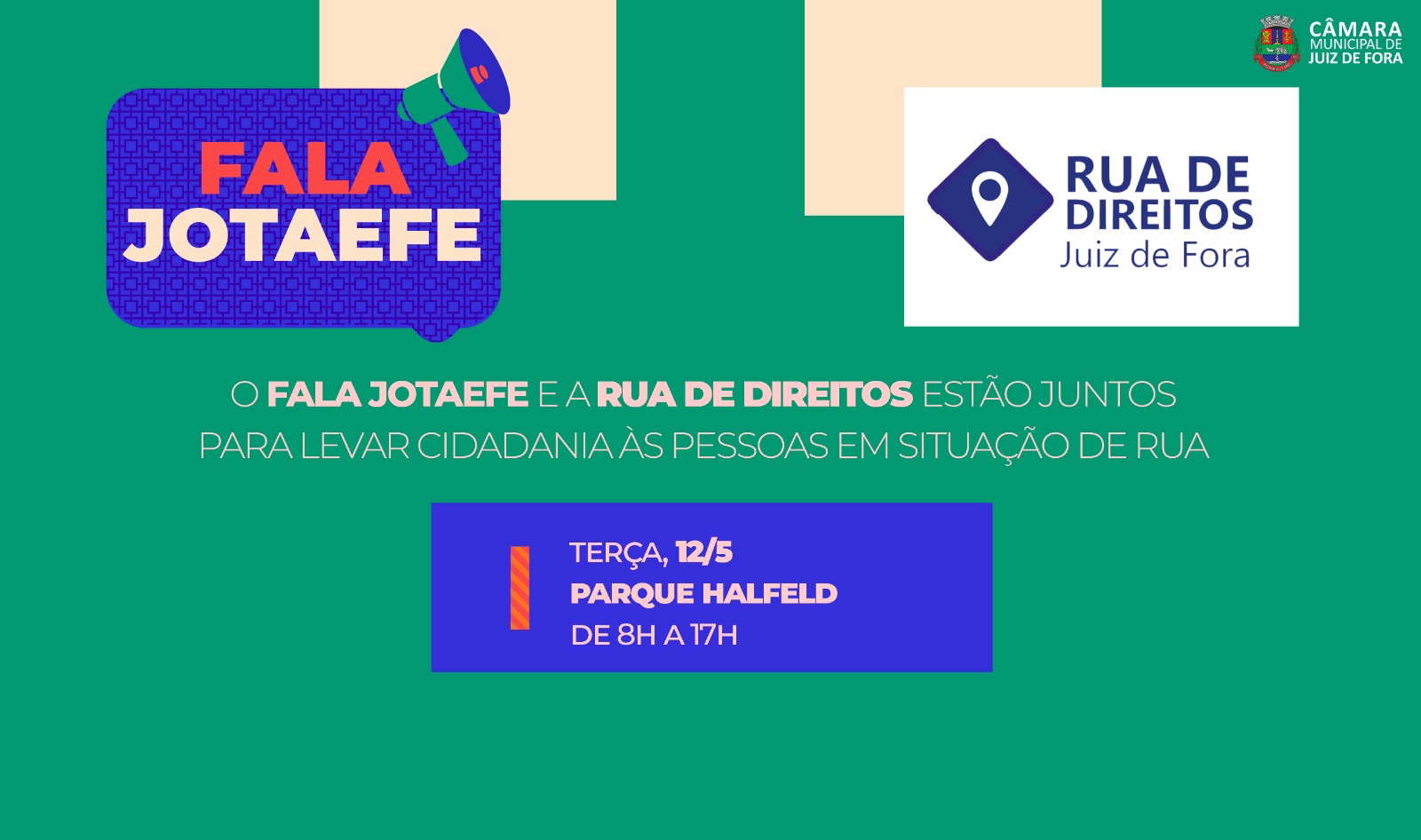 Fala JOTAEFE - Terceira edição tem ação de cidadania ampliada, no Parque Halfeld (28/04/2026 00:00:00)