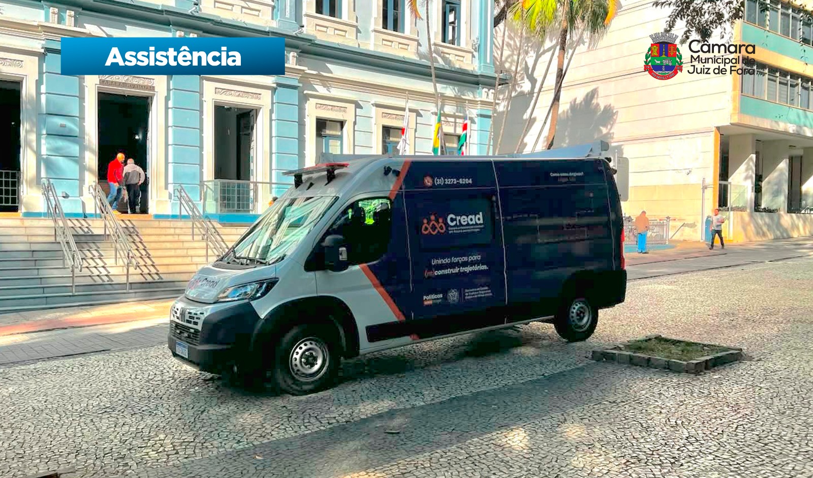 Assistência - Cread Móvel ofereceu atendimento em frente a Câmara (19/06/2026 00:00:00)