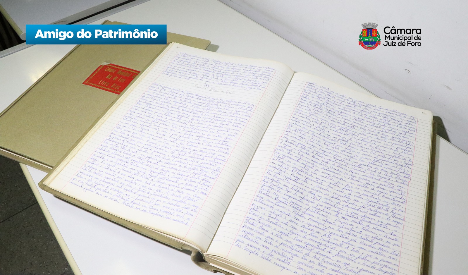 Amigo do Patrimônio - Projeto de digitalização das atas recebe premiação (08/12/2025 00:00:00)