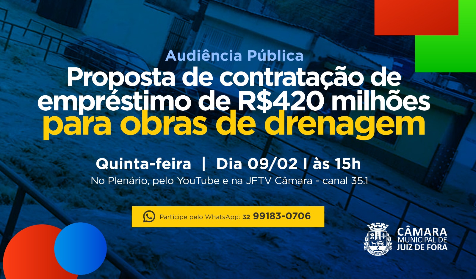 Audiência discute empréstimo de R$ 420 milhões pelo Executivo (08/02/2023 00:00:00)