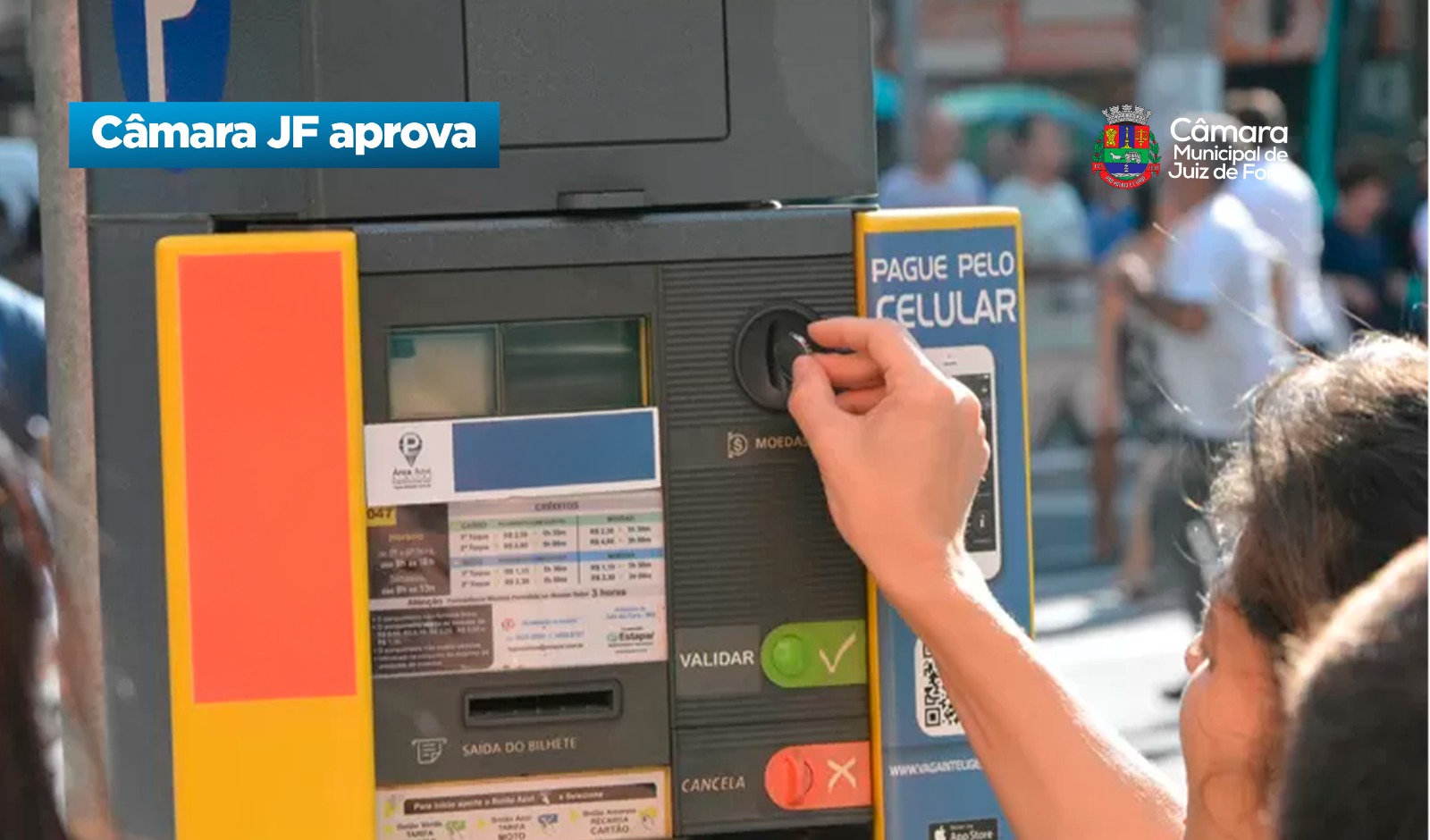 Câmara JF aprova - Isenção de cobrança para estacionar na Rua Calil Ahouagi (28/09/2026 00:00:00)