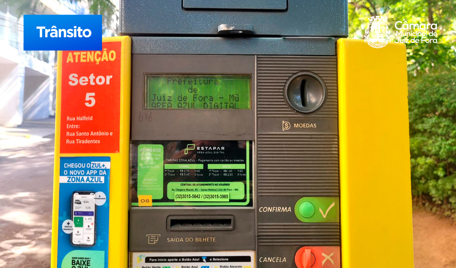 Julinho apresenta PL para crédito não utilizado na Área Azul (29/06/2023 00:00:00)