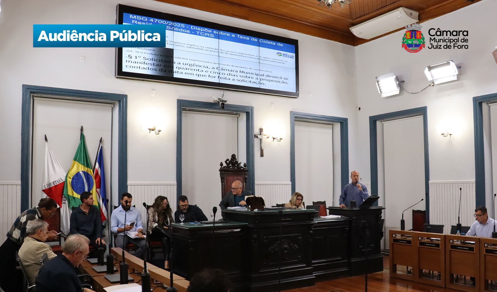 Vereadores discutem novos termos para o ISSQN e a TCRS na Reforma Fiscal em Audiência Pública (26/09/2025 00:00:00)