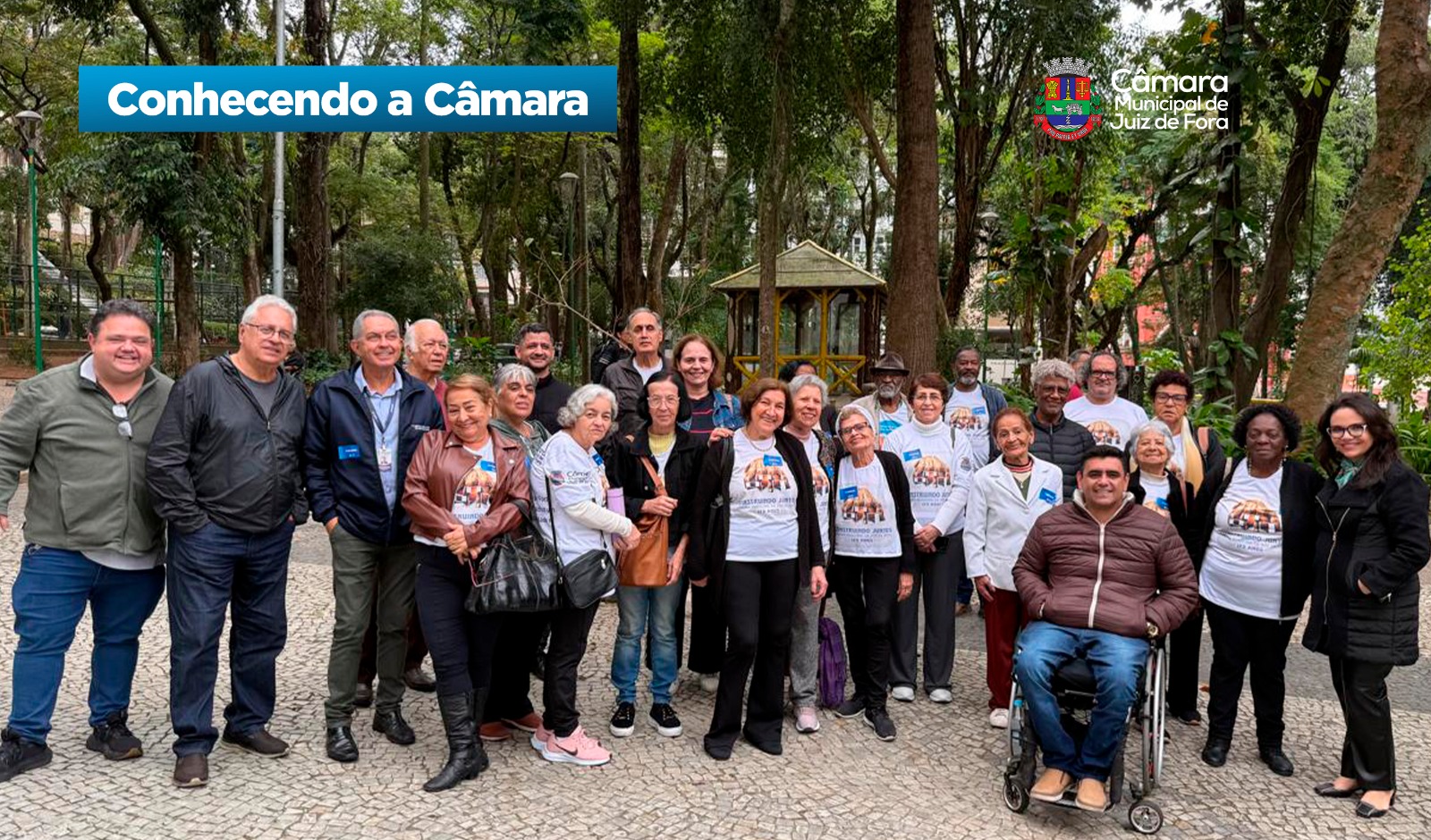 Conheça a Câmara - Membros do Câmara Sênior fazem visita guiada ao Palácio Barbosa Lima (24/08/2026 00:00:00)