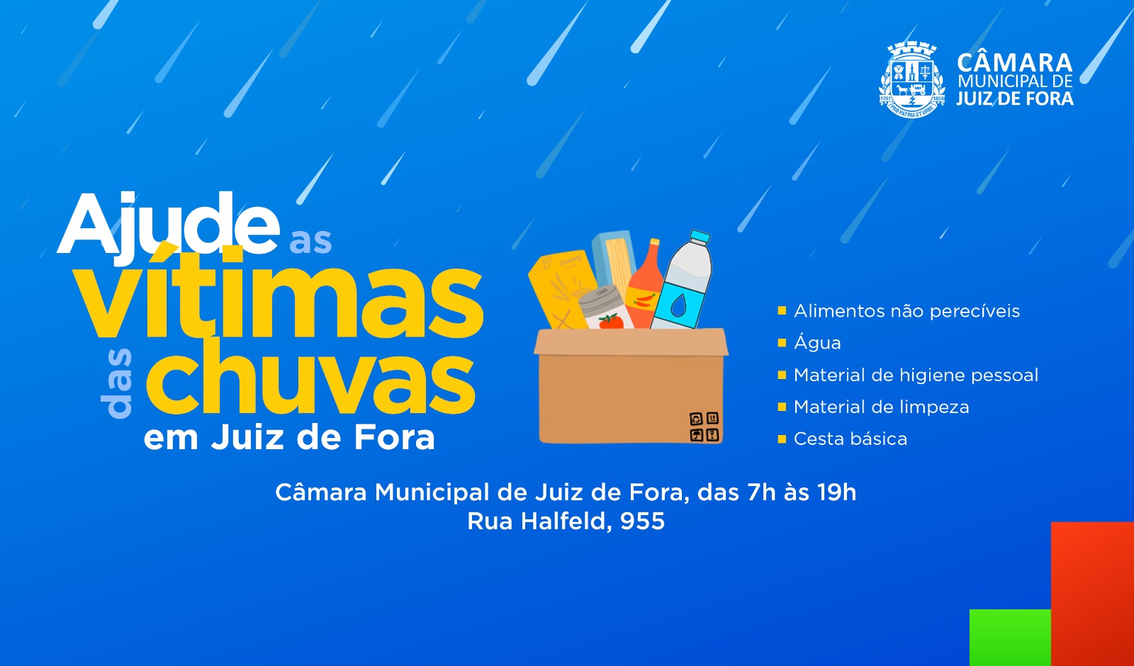 Solidariedade - Câmara Municipal iniciou campanha de doação às vítimas das chuvas (16/12/2025 00:00:00)