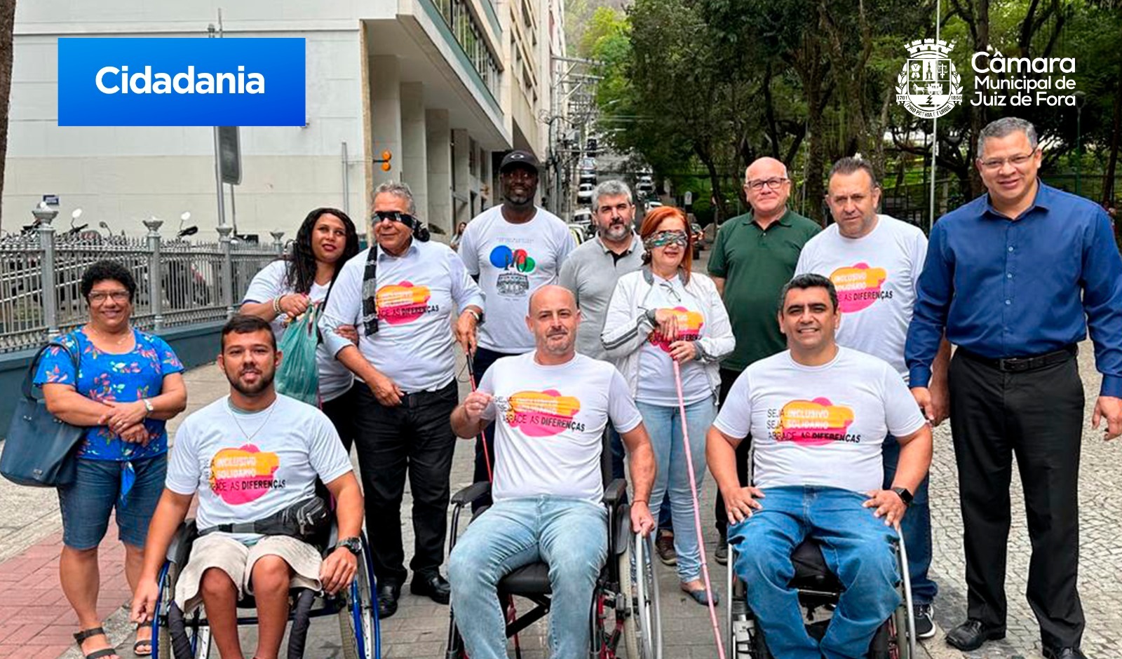 Vereadores experimentam dificuldades da falta de acessibilidade no Dia da Pessoa com Deficiência (21/09/2023 00:00:00)