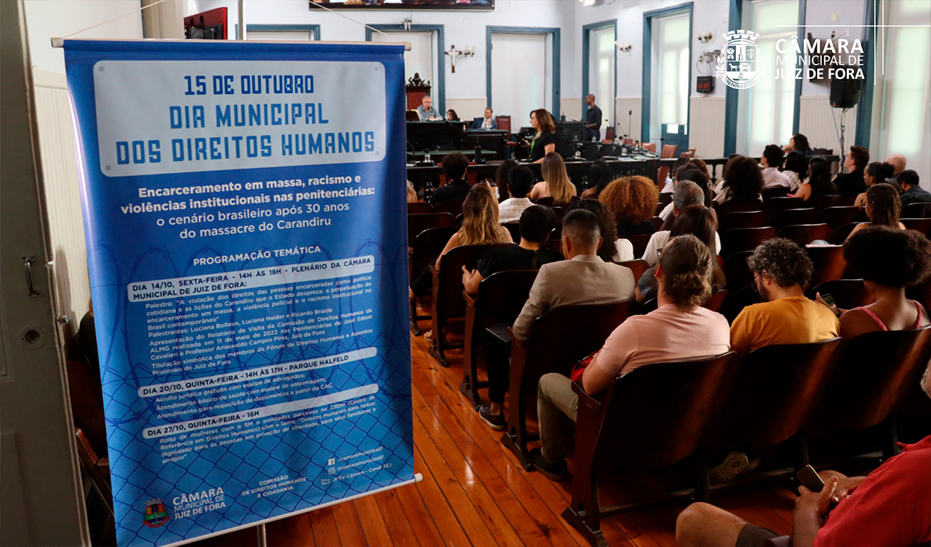 Sistema prisional é tema de palestra na Câmara Municipal (17/10/2022 00:00:00)