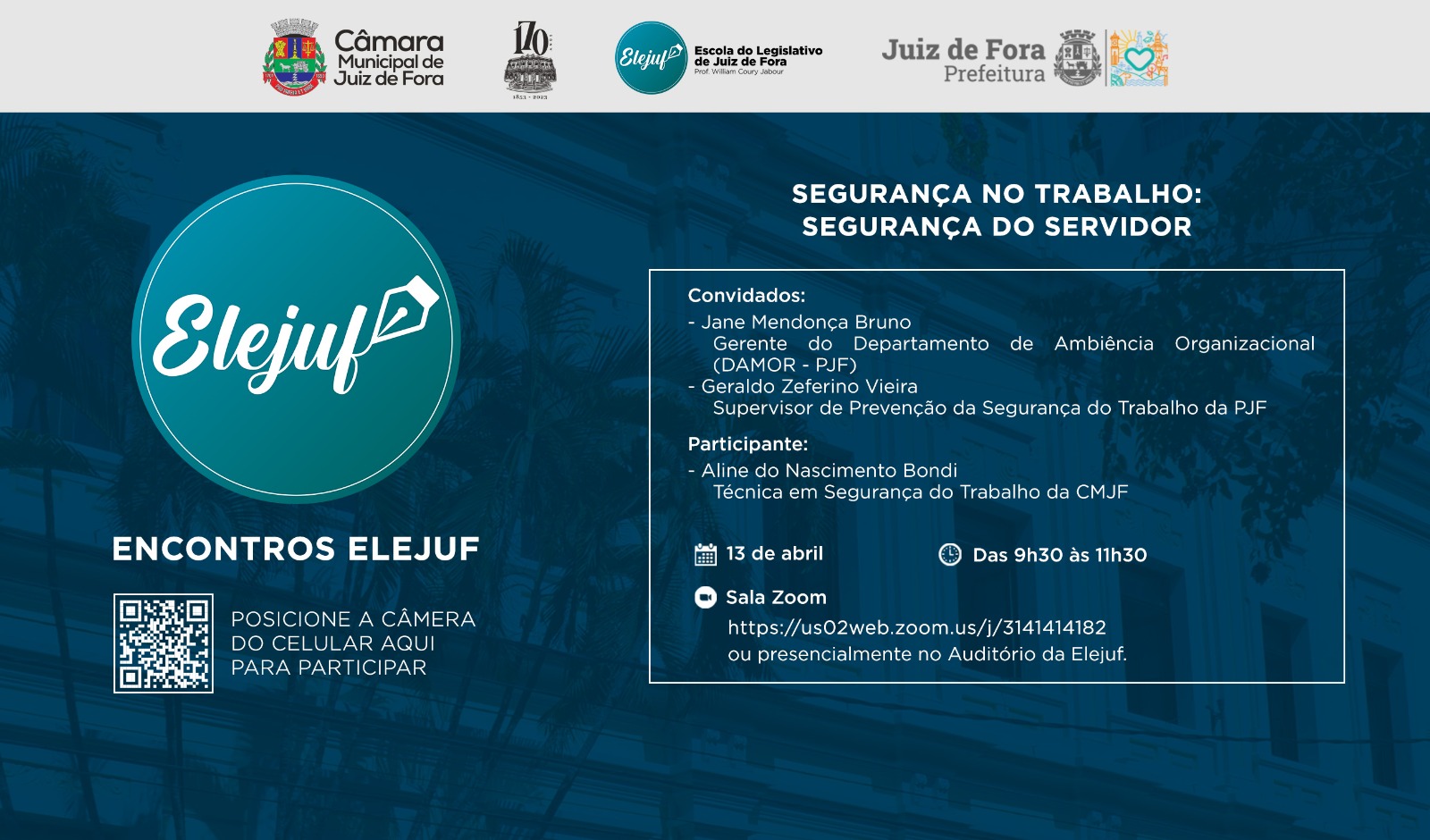 Elejuf promoverá capacitação sobre segurança no trabalho (11/04/2023 00:00:00)